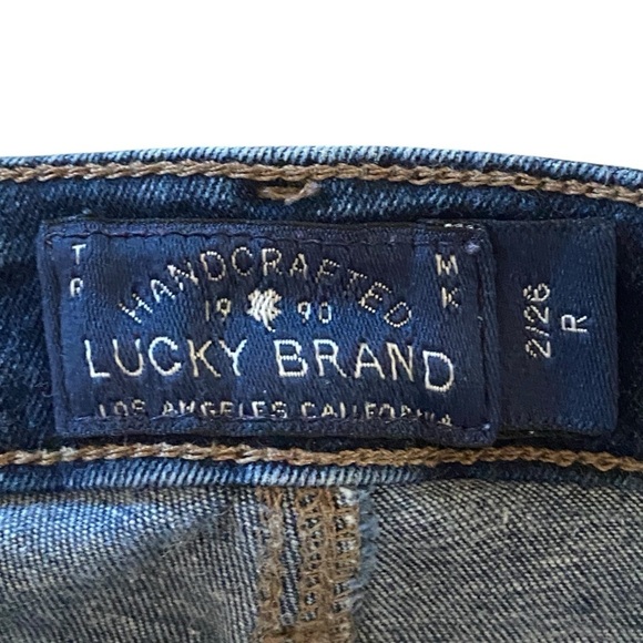 LUCKY BRAND HAYDEN STRAIGHT LEG JEAN Size 2/26 High rise slim fit Straight Leg - Picture 2 of 11